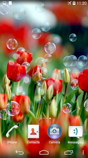 Soap Bubbles Live Wallpaper Screen 2