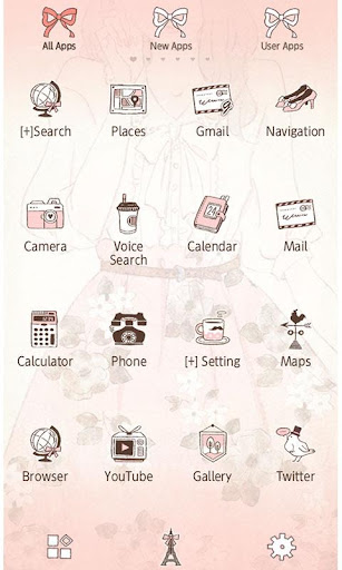 Spring Wallpaper-Floral Lady- Screen 2