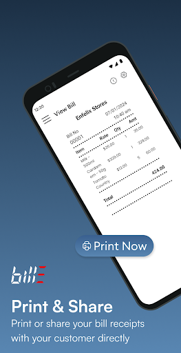 Bille: Billing & POS Screen 2