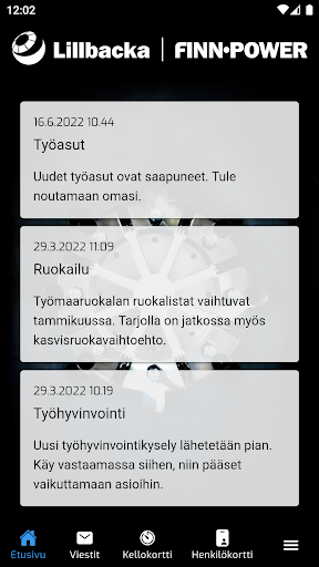 Android application Powerco screenshort