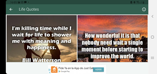 LIFETIME QUOTES OF SUCCESS Screen 3