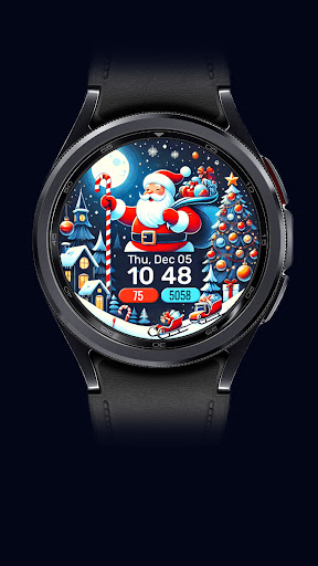 Holiday Santa Watch Face screenshot 5