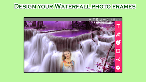 Android application Waterfall Frames screenshort