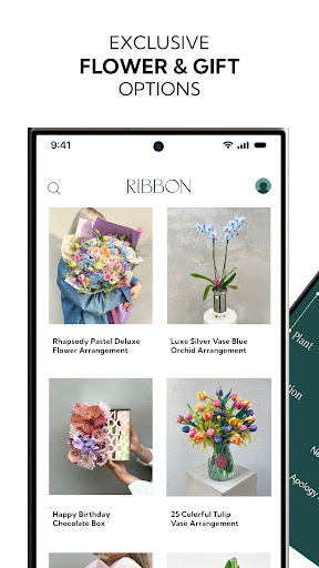 Ribbon Luxury Flowers  Gifts