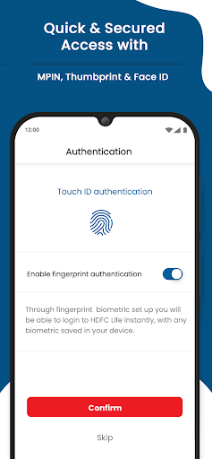 Android application HDFC Life Insurance App screenshort