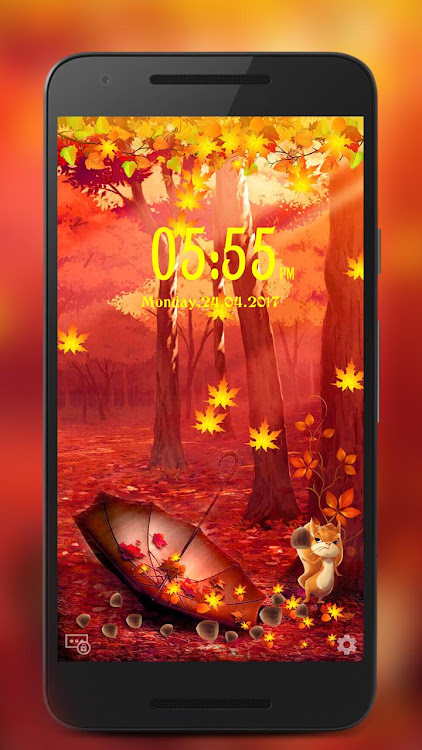 Autumn Live Lock Screen - 4.1 - (Android)