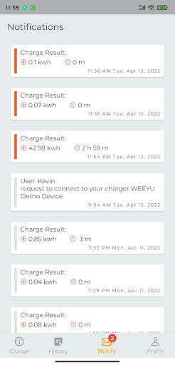 WE E-Charge Screen 3