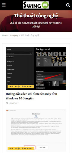 SWING - Review Tất Cả
