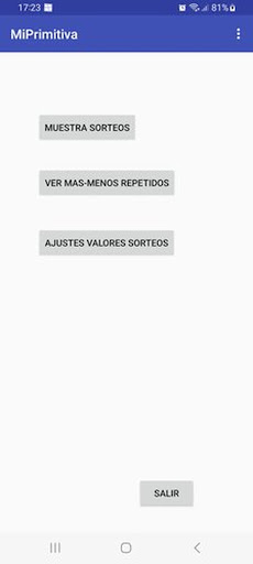 Android application MyPrimitiva screenshort