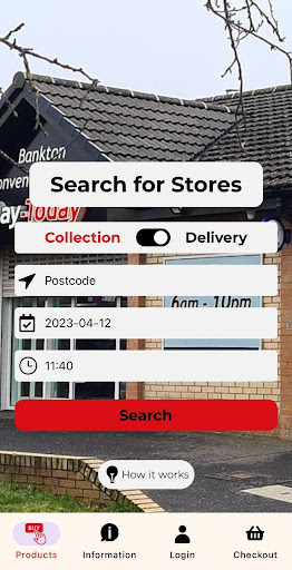 Android application Day-Today Store to Door screenshort