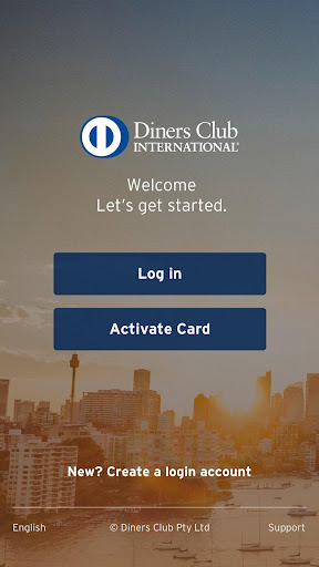 Android application Diners Club Australia screenshort