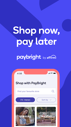 Android application PayBright by Affirm screenshort