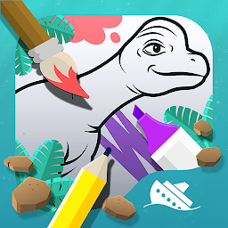 图标图片“Dino World Coloring”
