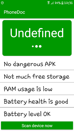 Android application PhoneDoc screenshort