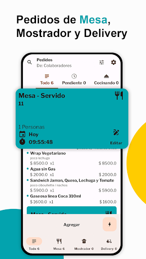 Android application Mesereando Restaurant TPV +QR screenshort