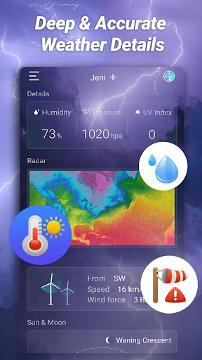 Accurate Weather: Weather Forecast, Clima Widget 1.1.8 Screenshots 5