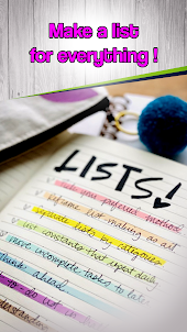 ListMe: lists and to-do app