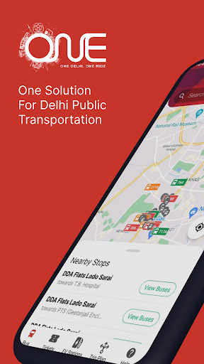 Android application One Delhi screenshort