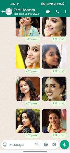 Android application Priyanka Mohan Stickers screenshort