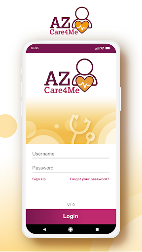 Android application AZCare4Me screenshort