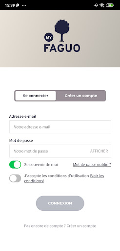 Android application MyFaguo screenshort