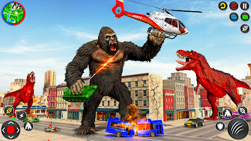 Android application Gorilla City Attack King Kong screenshort