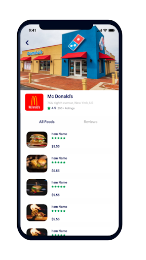 Android application fcnPartner screenshort