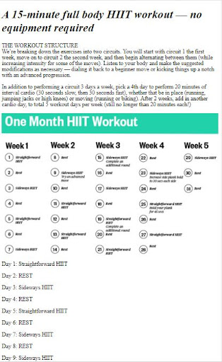 How to Do HIIT Workouts Screen 3