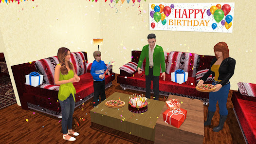 Screenshot 3 Papá Familia feliz Juegos 3D android