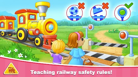Train Games for Kids: station