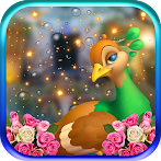 Cute Calm Peacock Escape - JRK