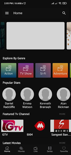 Android application Dream-Films screenshort
