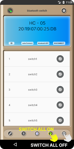 Android application Bluetooth Switch - Arduino screenshort