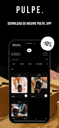 Android application PULPE. screenshort