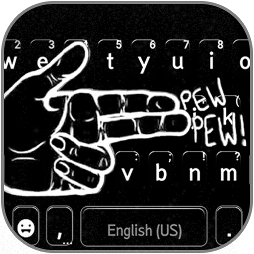 Doodle Black Keyboard Backgrou Header - AppWisp.com