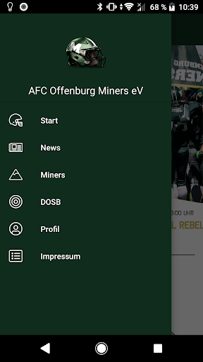 AFC Offenburg Miners e.V. Screen 3