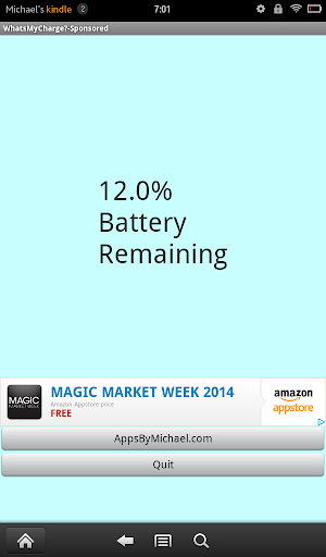 Android application WhatsMyCharge?-Sponsored screenshort