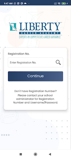 LCA Student App Screen 2