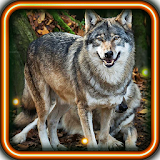 Angry Wolf HD live wallpaper icon