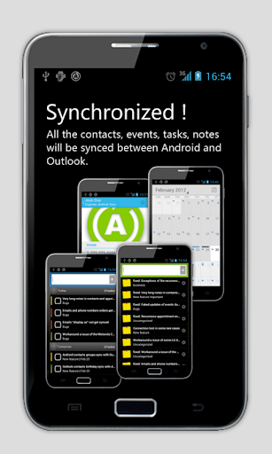 Android application Outlook USB Sync for Android screenshort