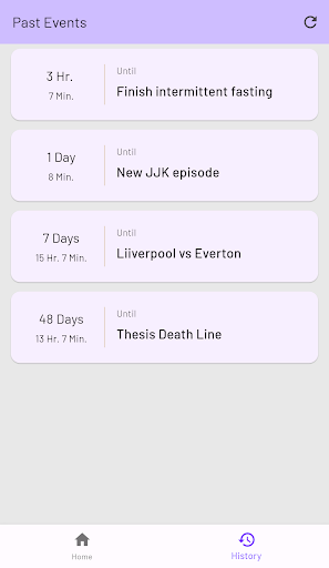 Time Until Screen 2