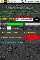 screenshot of EVP Audio Recorder