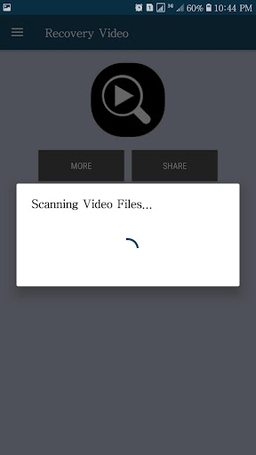 Android application Recover Deleted Video Files screenshort