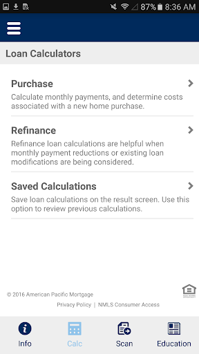 Screenshot of Capstone Home Loans