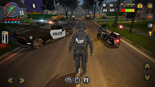 Police Chase Police Thief Game