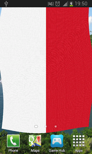 Indonesia Flag Live Wallpaper Screen 2