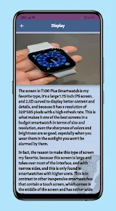 t100 plus smart watch Guide