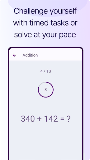 InMind! - mental calculations Screen 2