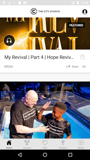 Android application The City Church of Mississauga screenshort