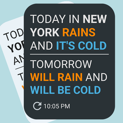 Textual Weather (Material You) Download on Windows